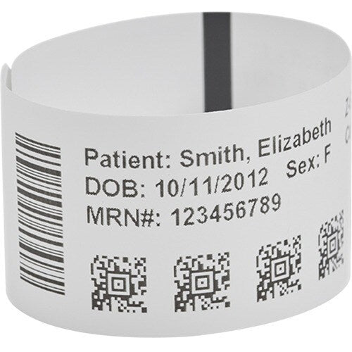 Kit de cartouches pour bracelet Zebra Z-Band Comfort (blanc) - 1" Wi