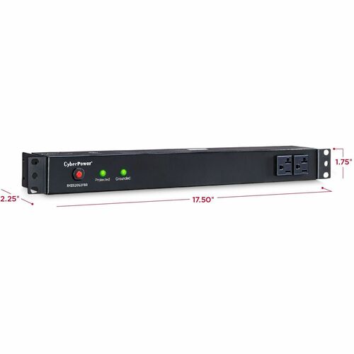 Cyber Power CyberPower Rackbar Surge Suppressor RM 1U RKBS20S2F8R 20A