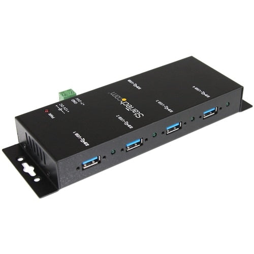 StarTech.com 4 Port Industrial USB 3.0 Hub - 5Gbps - Mountable