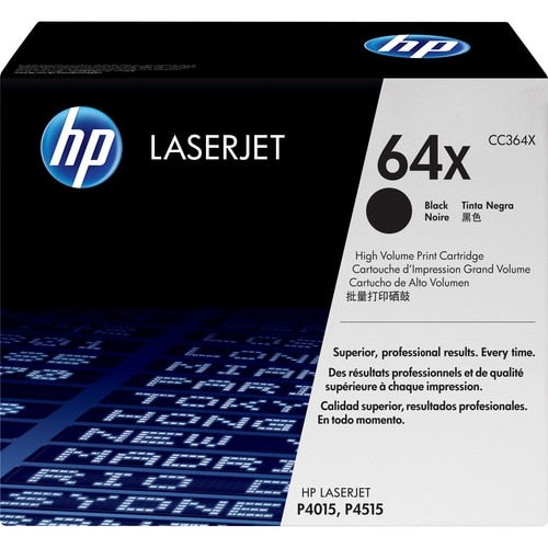 CARTOUCHE DE TONER NOIR CC364X POUR LASERJET P4015/P4515