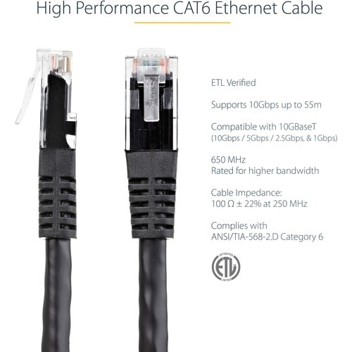 StarTech.com 100ft CAT6 Ethernet Cable