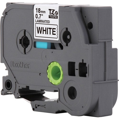 RUBAN NOIR SUR BLANC 18 MM POUR .P-TOUCH