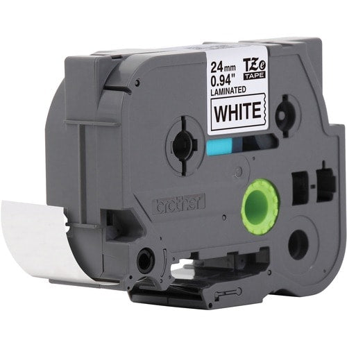 RUBAN NOIR SUR BLANC 24 MM POUR .P-TOUCH