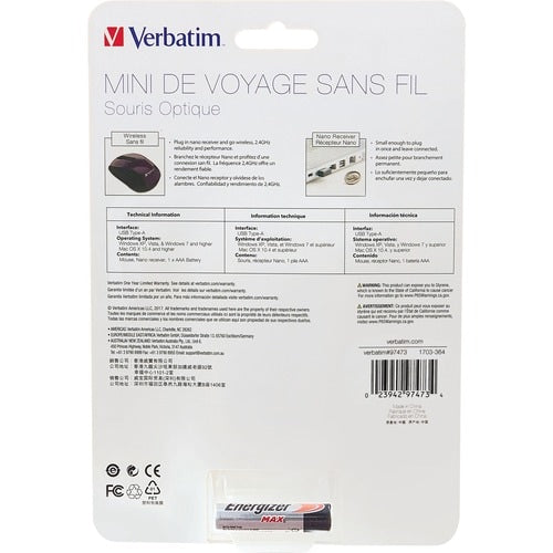 Ratón óptico de viaje WL MINI MULTI 6
