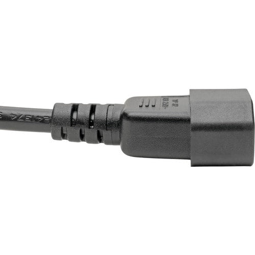 Tripp Lite 6in Laptop Power Cord Adapter Cable C14 to C5 2.5A 18AWG 6"