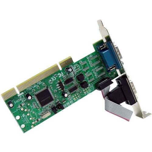 Carte adaptateur série StarTech.com 2 ports PCI RS422/485 avec UART 161050