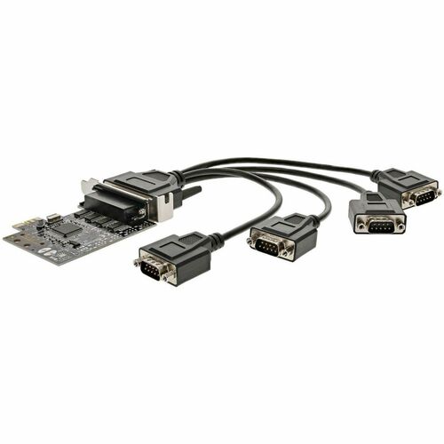 Tarjeta PCI Express serie RS232 de 4 puertos con cable de conexión StarTech.com