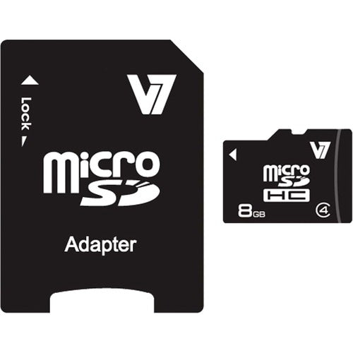 Carte micro SDHC 8 Go classe 4 avec adaptateur SD, référence US #GA6515 incluse