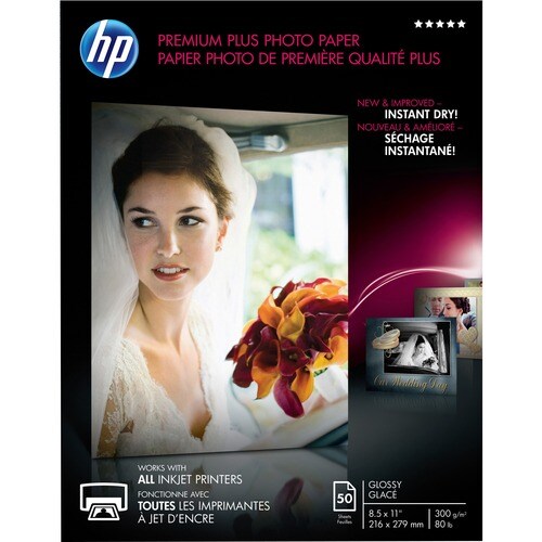 50-SHEET 8.5X11 GLOSSY PHOTO INKJET