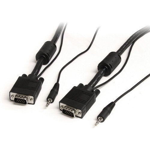 Câble coaxial VGA haute résolution StarTech.com de 7,6 m avec audio HD15 M/M