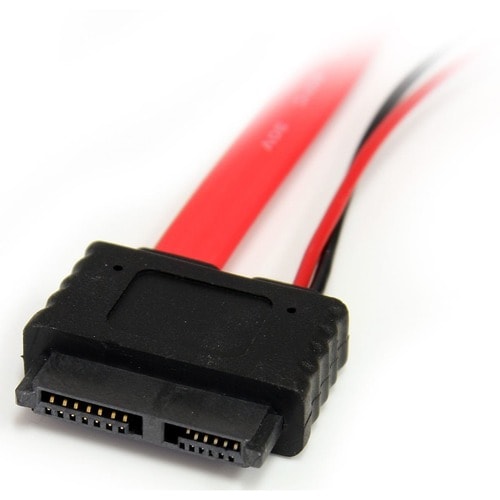 StarTech.com Adaptador SATA a SATA Slimline de 12 pulgadas con LP4: conecta una tarjeta sli