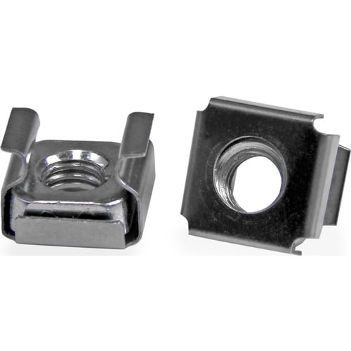 StarTech.com 50 Pkg M6 Cage Nuts for Server Rack Cabinet - Install you