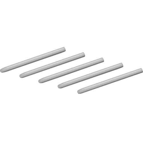 Lot de 5 pointes en feutre blanches