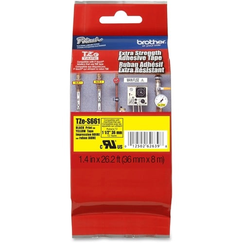 RUBANS INDUSTRIELS LAMINÉS À ADHÉSIF FORT MULTI 6 36 MM NOIR