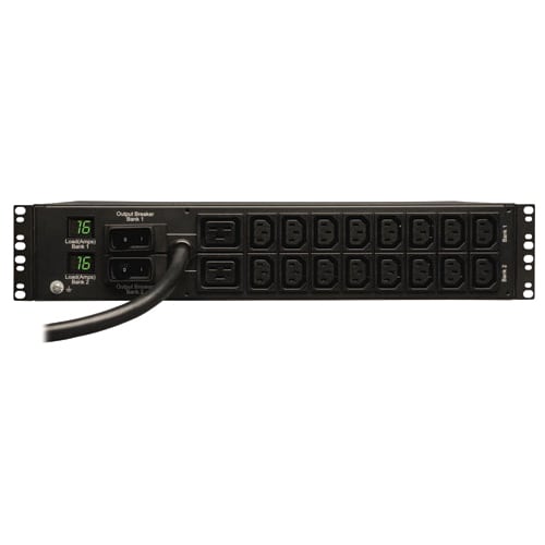 PDU con medidor PDUMH32HV de Tripp Lite by Eaton, 18 tomacorrientes, 7,3 kW, 2 conectores IEC 6
