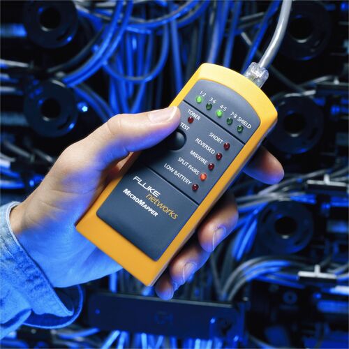 Testeur de réseau Fluke Networks MicroMapper MT-8200-49A - Test de débit
