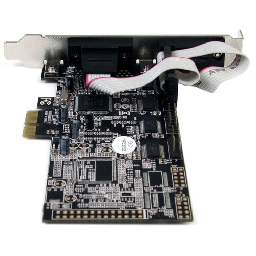 Tarjeta adaptadora serie PCIe de 4 puertos StarTech.com con 16550 - Agregar 4 RS