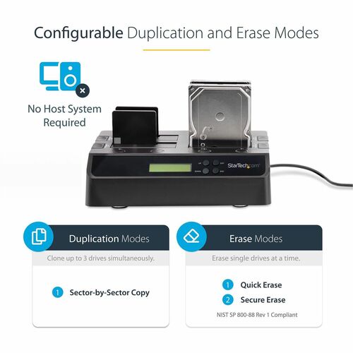 DUPLICADOR DE DISCO DURO DE 4 BAHÍAS ESATA USB 3.0 A SATA