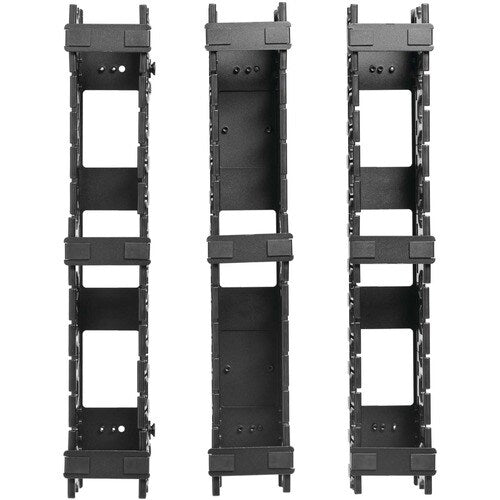 Organizador de cables vertical SmartRack SRCABLEVRT3 de Tripp Lite by Eaton - Organizador de cables - Negro