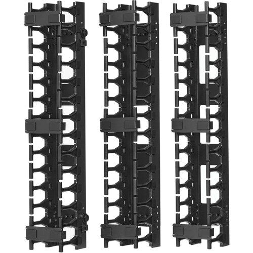 Organizador de cables vertical SmartRack SRCABLEVRT3 de Tripp Lite by Eaton - Organizador de cables - Negro
