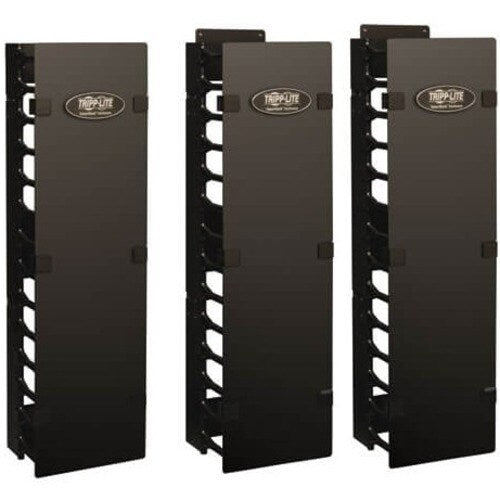 6IN WIDE HIGH CAPACITY VERT CABL MNGR DOUBLE FINGER DUCT