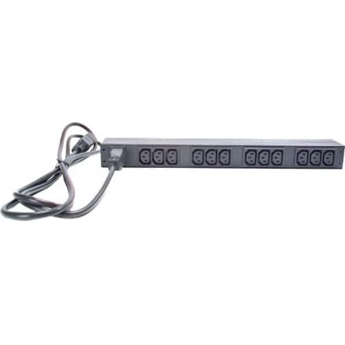 Unité de distribution d'alimentation (PDU) APC Basic Rack 3,68 kVA - 12 x IEC 320-C1