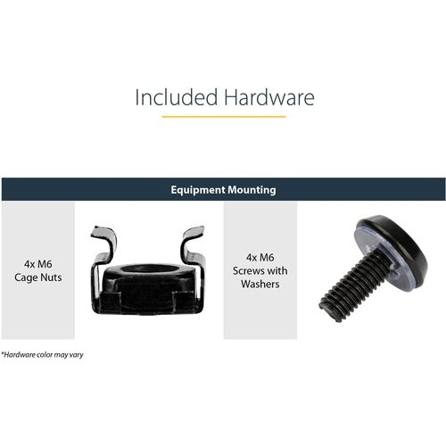 Étagère pour rack de serveur 1U StarTech.com - Étagère fixe en porte-à-faux de 17,8 cm de profondeur