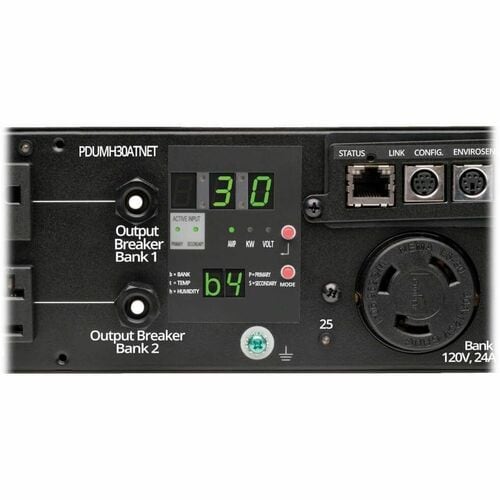 PDU conmutada Tripp Lite by Eaton PDUMH30ATNET de 25 tomacorrientes - Conmutada -