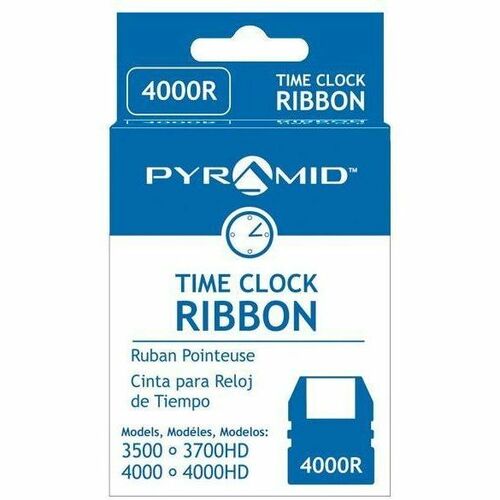 Cartouche de ruban Pyramid Time Systems - Noir - 1 unité