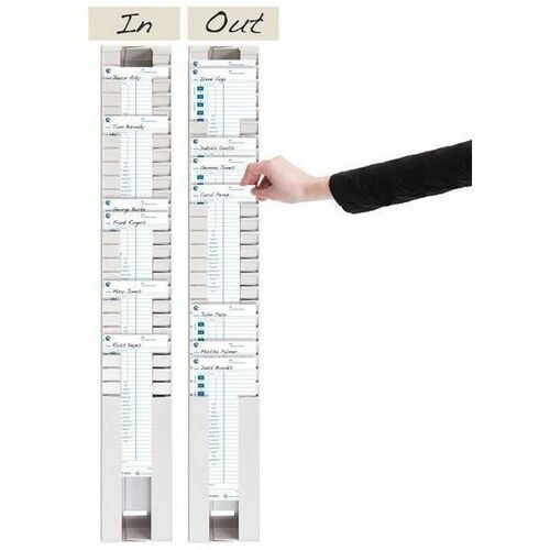 Support de cartes de pointage réglable Pyramid Time Systems 400-3, 25 emplacements - 25 cartes - 25
