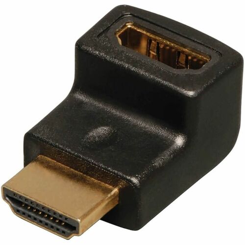 Tripp Lite HDMI Right Anlge Up Adapter / Coupler Compact M/F - 1 x HDMI HDMI 1.4 Digital A