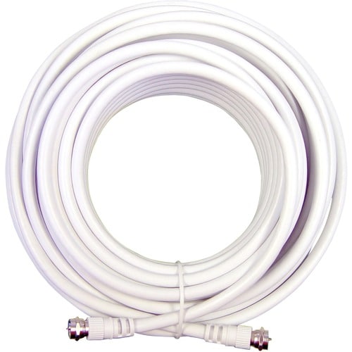 Wilson Electronics Wilson 50 ft. White RG6 Low Loss Coax Cable (F Male