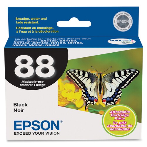 Cartouche d'encre d'origine Epson DURABrite 88 - Jet d'encre - Noir -