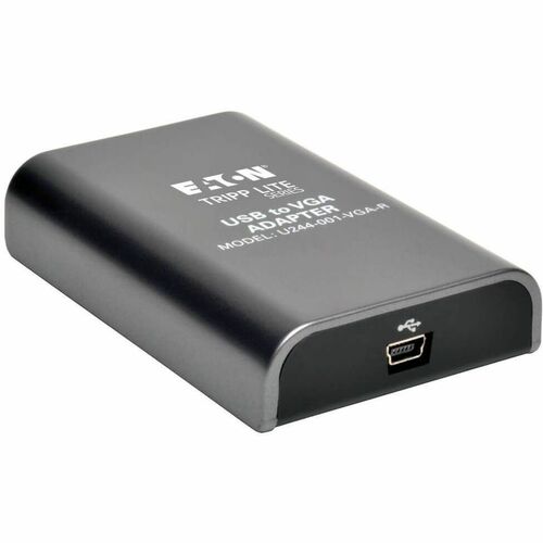 Adaptador gráfico Tripp Lite by Eaton U244-001-VGA-R - USB 2.0 - 1 x VGA - 1920 x 1200 Supp