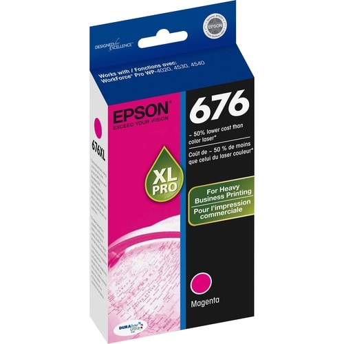 Epson DURABrite Ultra 676XL Original Inkjet Ink Cartridge -