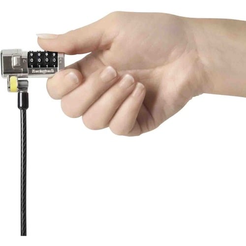 Kensington ClickSafe Combination Laptop Lock - 6 ft (1.83 m) Dia) Cable - 4-whee