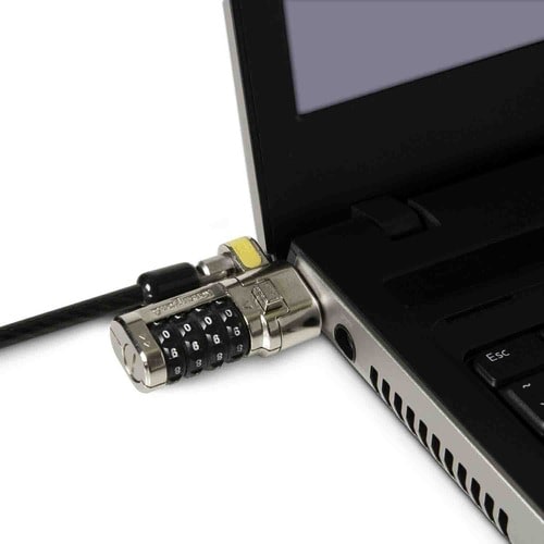 Kensington ClickSafe Combination Laptop Lock - 6 ft (1.83 m) Dia) Cable - 4-whee