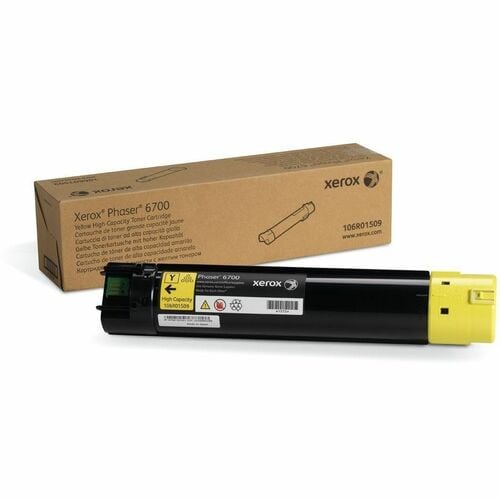 Cartouche de toner Xerox d'origine - Laser - 12 000 pages - Jaune