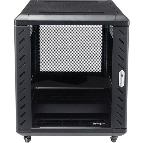 StarTech.com 4-Post 12U Server Rack Cabinet, 19" Data Rack Cabinet for