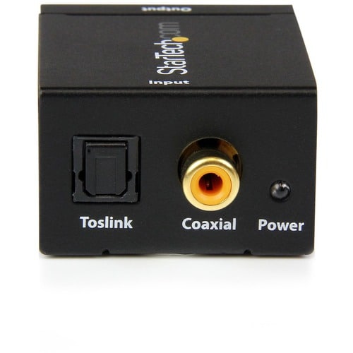 Convertidor de audio digital coaxial SPDIF o óptico Toslink a RCA estéreo de StarTech.com