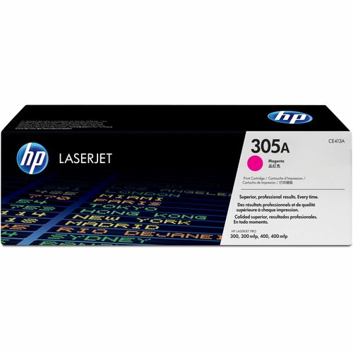 CARTUCHO DE TÓNER MAGENTA 305A CAPACIDAD ESTÁNDAR PARA CLR LASERJET