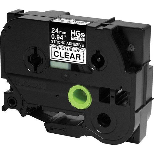 Paquet de 5, noir sur transparent, 0,94 po supplémentaire, 26,2 pi