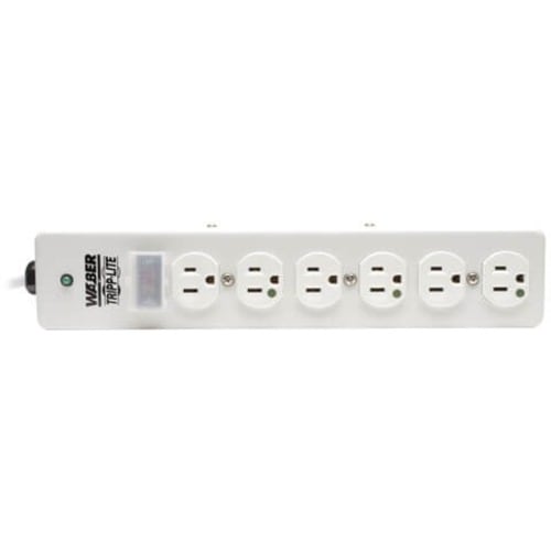 Tripp Lite by Eaton SPS610HGRA 6-Outlets Surge Suppressor - NEMA 5-15P