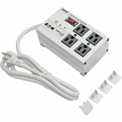 Tripp Lite Isobar 4 Outlet 120V Surge Suppressor - 4 x NEMA 5-15R - 1.