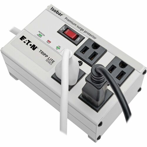 Tripp Lite Isobar 4 Outlet 120V Surge Suppressor - 4 x NEMA 5-15R - 1.