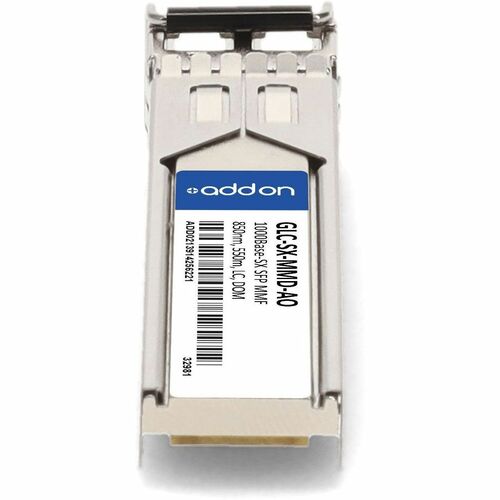 AddOn 1000BASE-SX 850nm 550m MMF SFP Module F/Cisco - 1 x 1000Base-SX