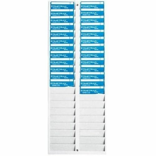 Pyramid 500-4 Porte-badges d'employé 40 emplacements - 40 cartes - 40 emplacements - Comp