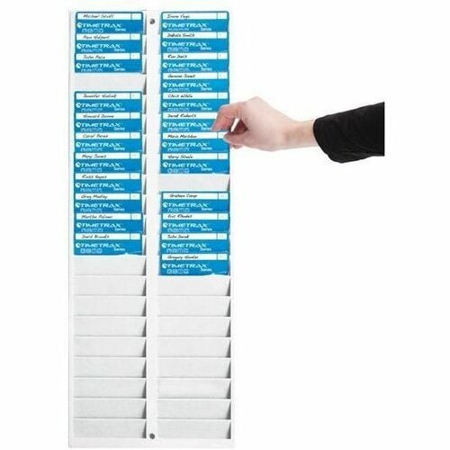 Pyramid 500-4 Porte-badges d'employé 40 emplacements - 40 cartes - 40 emplacements - Comp