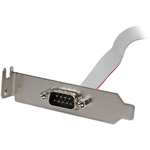 PLATE9M16LP 2PORT 16IN DB9 SERIAL PORT BRACKET TO 10PIN HEADER