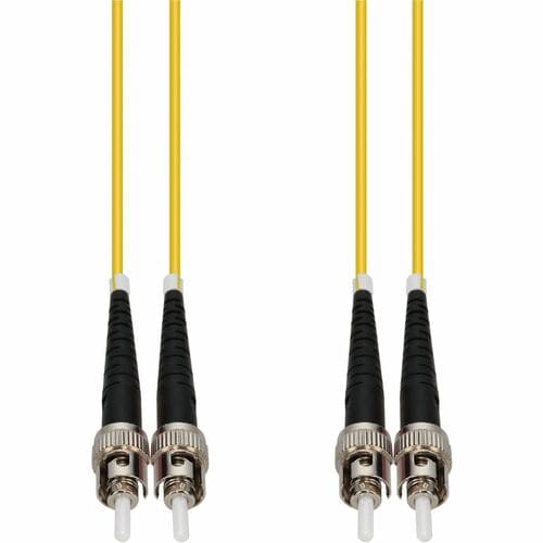 AddOn 5m Single-Mode fiber (SMF) Duplex ST/ST OS1 Yellow Patch Cable - Fiber Opt